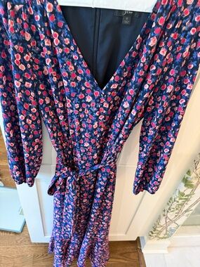 J Crew floral maxi dress